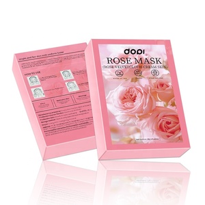 <span class=keywords><strong>Mascarilla</strong></span> Facial en Lámina de Esencia de Rosas Hidratante y Aclarante OEM Popular, Fermentación Biológica, Péptidos Reafirmantes, Blanqueadores, Caja de Regalo - Product Image 5
