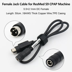 Adaptateur secteur 24V compatible avec toutes les machines CPAP <span class=keywords><strong>ResMed</strong></span> série S9 <span class=keywords><strong>ResMed</strong></span> S9 AutoSet Elite cordon d'alimentation de remplacement <span class=keywords><strong>ResMed</strong></span> S9 - Product Image 4