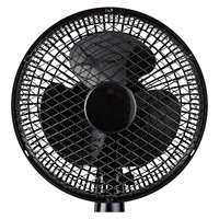 Ventilateur de bureau électrique en plastique réglable petit ventilateur de bureau et de table de refroidissement par air personnel contrôle mécanique à deux vitesses du vent pour les hôtels