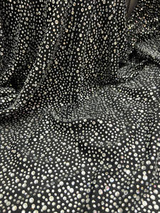 Tissu en maille élastique à paillettes personnalisées, tissu en maille de strass, tissu en diamant pour robe de femme - Product Image 4