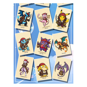 YQ 100 feuilles de papier Premium Pokémon Wonderland, <span class=keywords><strong>cartes</strong></span> de fan art et <span class=keywords><strong>cartes</strong></span> à collectionner, impression couleur intégrale, boîte cadeau portable - Product Image 5