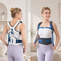 Orthèse dorsale ergonomique réglable TLSO personnalisée OEM pour le soutien du bas du dos et la correction de la posture