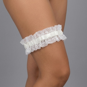 M80039-3 <span class=keywords><strong>Jarretière</strong></span> de mariée simple et parfaite en dentelle - Product Image 1
