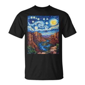 T-shirt Grand Canyon Van Gogh Style Starry Night - Product Image 1