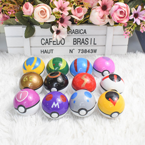 Lot de 12 Elf Ball Pokémon, figurines miniatures Baokemeng, jouets 5CM en verre coloré, boîte mystère, emballage d'origine - Product Image 1
