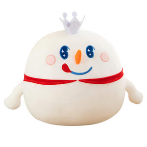 Regalo de vacaciones de Navidad, muñeco de <span class=keywords><strong>nieve</strong></span> de miel, muñeco de huevo, muñeco de <span class=keywords><strong>trapo</strong></span>, almohada, cojín, juguete de peluche relleno de algodón PP para aliviar el estrés, lavado - Product Image 1