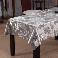 Nappe en PVC Métallique Cuivre Floral RNPT avec Support Tissé, Imperméable et Résistante à la Chaleur pour Table de Restaurant