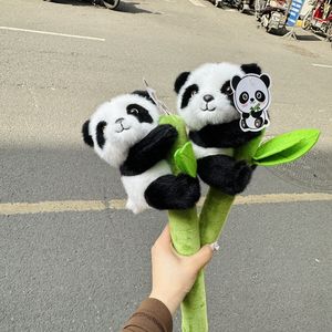 Giocattolo di Peluche Personalizzato a Forma di <span class=keywords><strong>Panda</strong></span> su Bastoncino di Bambù, Mascotte di Peluche Personalizzata OEM ODM per Vendita all'Ingrosso - Product Image 2