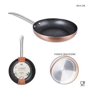 Padella a induzione in rame 24 cm-pentole - Product Image 1