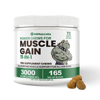 Compléments de Prise de Poids Personnalisés pour Chats, Gain de Poids, Musculation Canine, Multivitamines à Croquer Riches en Protéines, Glucosamine, Alimentation pour Chats