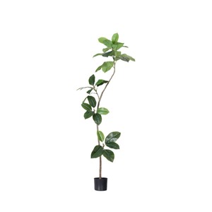 Arbre artificiel en caoutchouc Dream Castle, 100cm-200cm, grande plante verte sur pied pour la décoration du salon - Product Image 5