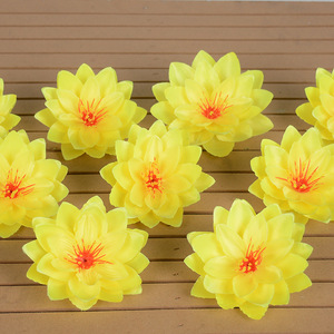 Fiori di Loto Artificiali da 12 cm <span class=keywords><strong>in</strong></span> Seta, <span class=keywords><strong>Ninfee</strong></span> per Decorazioni Matrimoniali Fai-da-te, Forniture per Sfondi e Artigianato, Vendita all'Ingrosso - Product Image 5