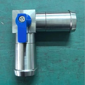 Mini Válvula de Bola de Ángulo Recto de Acero Inoxidable 304, Válvula de Control de Flujo de Agua Roscada, Estándar Nacional, Unidireccional - Product Image 3