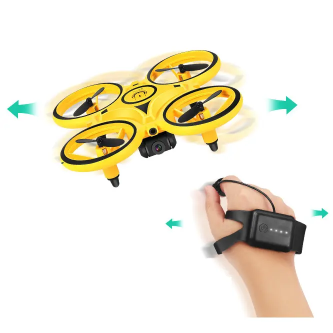 Long range drone RC Glow Stunt Mini Drone With LED Breathing Night Light Flashing Toys Drone with camera