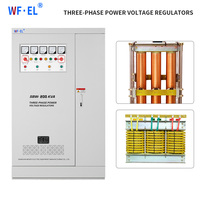 Régulateur de tension compensé haute puissance WF.EL SBW-200KVA, stabilisateur triphasé AC, sortie 380V, cuivre, 50/60Hz, protection contre les pannes