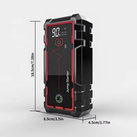 Compresseur d'air portable sans fil ABS pour pneus de voiture 150 PSI, pompe numérique 12 V 6400 mAh certifiée CE avec arrêt automatique d'urgence