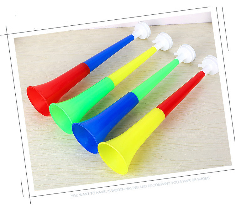 Corne De Fan En Plastique – Vuvuzela Pour Matchs De Foot, Trompette Bruyante 22,5 Cm, Couleur Aléatoire