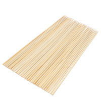 Brochettes rondes en bambou jetables écologiques de 3,5 mm * 30 cm