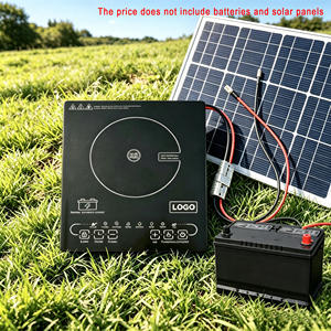 Precio Competitivo OEM/ODM Cocina Solar Individual Portátil a Batería 1200W Impermeable con Control Táctil Placa de Inducción - Product Image 6