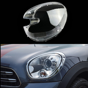 Para BMW <span class=keywords><strong>MINI</strong></span> R60 <span class=keywords><strong>2011</strong></span> 2012 2013 2014 2015 2016, carcasa de faro delantero, pantalla de Faro, cubierta de pantalla de cristal, lente de faro - Product Image 1