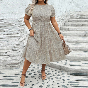 Chiffon Dress Casual Dress For Chubby Ladies Aofany Plus Size Wedding Guest  Dresses For Women 2024