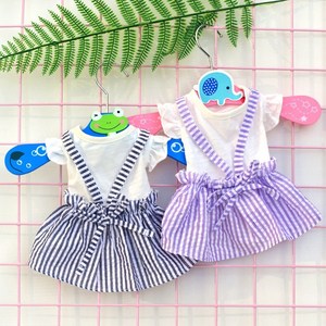 Hermoso Vestido de Verano para Perro, Overol a Rayas, Falda Ligera con Corte Princesa para Cachorros Pequeños - Product Image 1