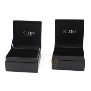Customized Logo Fashionable Luxury <b>Empty</b> Caja Para Reloj Luxury Black Watch Paper Packing <b>Gift</b> <b>Box</b> - Product Image 2