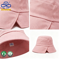 Chapeaux de soleil en coton doux patchwork couleur unie pour femmes, avec étiquette personnalisée, pour usage quotidien décontracté et plage