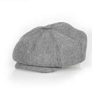 A spina di pesce Vintage Baker Boy Cap <span class=keywords><strong>peaky</strong></span> paraocchi berretto stile retrò occidentale moda strada europea donna uomo strillone cappellino - Product Image 2