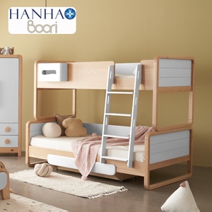 Only B2B Boori Personnalisé Moderne Assemblage Facile Bois Massif pour Enfants ou Enfants Maison Meubles de Chambre à Coucher Garçon Lit Haut et Bas - Product Image 1