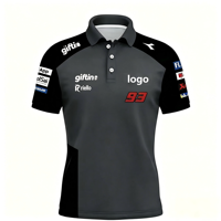 Camiseta Polo de Carreras Personalizable 2026, de Alta Calidad y Secado Rápido, Uniforme de Equipo para Hombres y Mujeres, para Competencia de Motorsport y Uso Diario