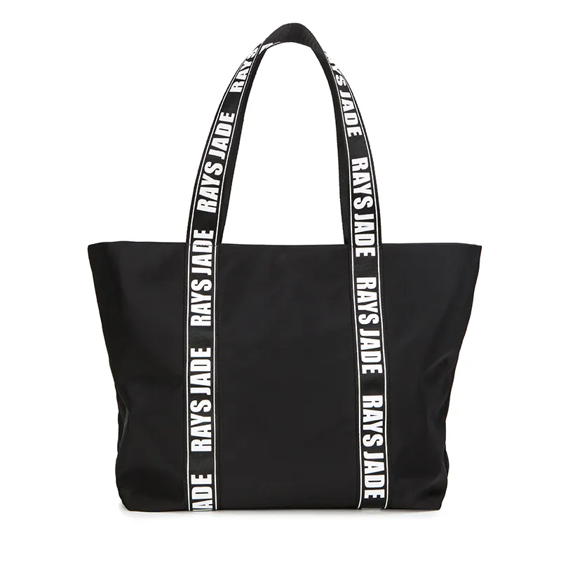 Nylon women Tote Bag Women Handbags brand letter printing jacquard webbing strap 2022 luxury designer ladies Shoulder Bag purse
