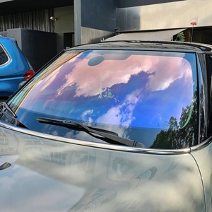 ฟิล์มติดกระจกรถยนต์ PET สีแดงเปลี่ยนสีได้ ทนทาน ป้องกันรอยขีดข่วน ป้องกันรังสียูวี - Product Image 3