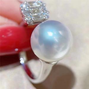 Anillo de Plata S925 WENCHI, Joyería Moderna DIY con Soporte Vacío para Incrustar Cuentas de 3-4mm, Modelo 12049, China - Product Image 2