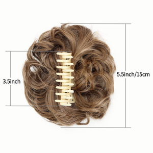 <span class=keywords><strong>Chignon</strong></span> synthétique désordonné et volumineux avec pince à cheveux, en fibre haute température, pour femmes, usage quotidien, <span class=keywords><strong>mariage</strong></span> et fête - Product Image 4