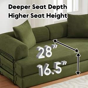 <span class=keywords><strong>Canapé</strong></span>-<span class=keywords><strong>lit</strong></span> en mousse rétractable 2 places avec fonction <span class=keywords><strong>lit</strong></span>, forme en L, vert, <span class=keywords><strong>canapé</strong></span>-<span class=keywords><strong>lit</strong></span> convertible 2 places, <span class=keywords><strong>canapé</strong></span>-<span class=keywords><strong>lit</strong></span> pliable - Product Image 3