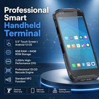 Terminal de Datos Móvil Industrial Resistente CMX-F505 con 6GB de RAM, NFC y Motor de Código de Barras Profesional, Gran Venta