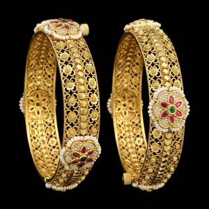Bracelets TISHYA DIAMOND en alliage métallique plaqué or avec motif floral, incrustés de cristaux et de strass, pour femmes, bijoux de mariage tendance - Product Image 1