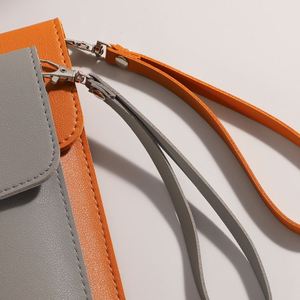 Large Capacity <b>File</b> Folder <b>Organizer</b> PU Leather Document Holder <b>File</b> Pocket Envelope Portfolio Bag with Hand Strap - Product Image 4