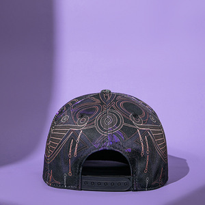 Gorra de Béisbol Personalizada con Logotipo, 6 Paneles, Diseño Deportivo con Letras Coloridas, Transpirable, Impermeable, 100% Algodón, Ajustable con Broche - Product Image 4