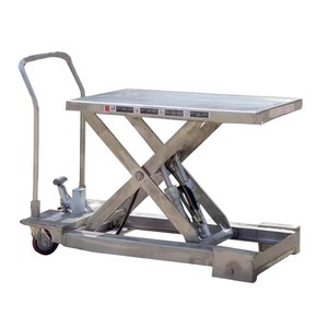 Plateforme élévatrice à ciseaux hydraulique Huize 300 kg, chariot de chargement mobile pour atelier - Product Image 1