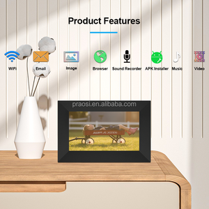 Pros 7 pulgadas WIFI Marco de fotos digital Pantalla táctil Pantalla HD Marco de fotos digital Aplicación de Android Auto-Rotación 1080P <span class=keywords><strong>Calendario</strong></span> de video - Product Image 3