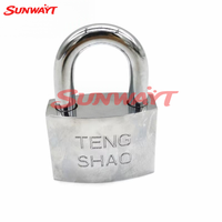 Serrure à combinaison en alliage de zinc haute sécurité 50 mm avec clé maîtresse chromée pour machine de jeu