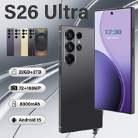 Nuevo S26 Ultra 22GB+1TB Gran Memoria Gran Almacenamiento Teléfono Inteligente 5G Doble SIM CDMA LTE Pantalla HD Desbloqueado