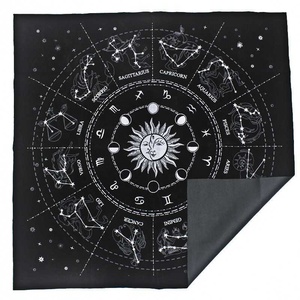 <span class=keywords><strong>Mois</strong></span> triphasé étoile à cinq branches étoile en métal Tarrob <span class=keywords><strong>Oracle</strong></span> carte nappe Tarot Sermon tissu - Product Image 1