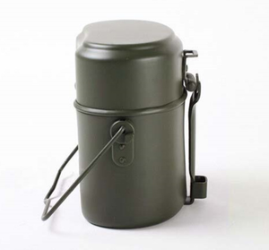 DFM1104 ชุดอุปกรณ์ทำอาหารสนามอลูมิเนียมสำหรับงานกลางแจ้ง พร้อมฝาปิด ชาม หม้อ 3 ชิ้นในชุดเดียว - Product Image 4