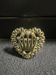 Bague tendance Hello Kitty en <span class=keywords><strong>acier</strong></span> inoxydable plaqué or 18 carats avec serti clos, motif dessin animé, pour femme, cadeau de mariage et de fête - Product Image 6