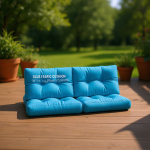 Cojín de tela azul para paletas 19.7x15.7x4.7 Cojines y almohadas para exteriores - Product Image 2