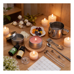 Classic Candle Tin Packaging Elegant Aroma Blend Travel Keepsake Boutique Holiday Display Selection Premium Edition - Product Image 4