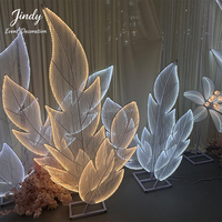 JINDY Accessoires de mariage de haute qualité, ailes de papillon lumineuses, décoration de scène, ornements pour plafond et allée de mariage